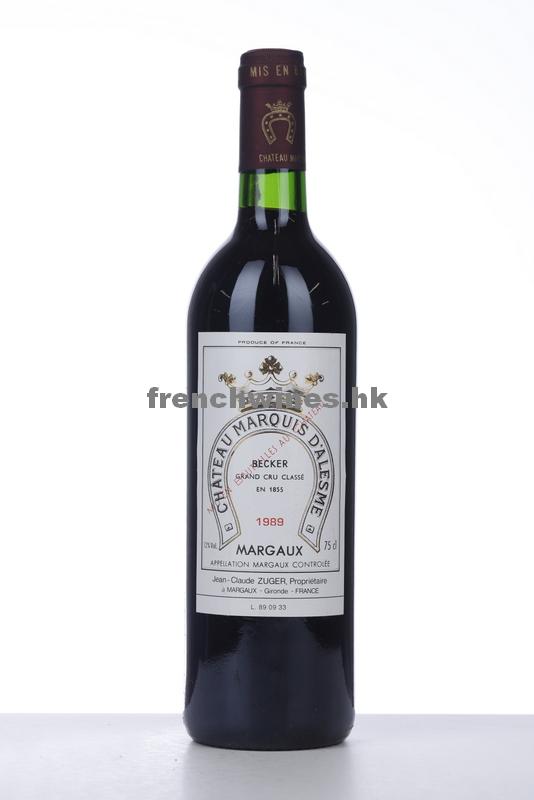 MARQUIS D'ALESME BECKER 1989