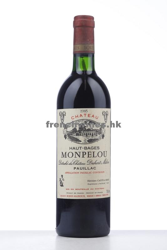 HAUT BAGES MONPELOU 1985