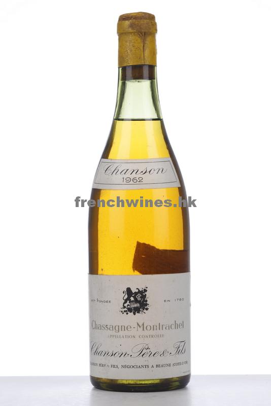 CHASSAGNE MONTRACHET BLANC 1962